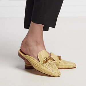 Tory Burch Jessa Woven Backless Loafer